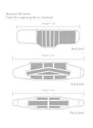 Sunveno 3-in-1 Adjustable Maternity Belt, Nude, XXXL