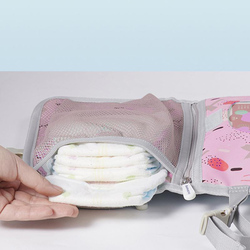 Sunveno Diaper Changing Pad Clutch Kit, Pink