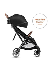 Teknum Travel Explorer 2 Auto Fold Stroller, Black