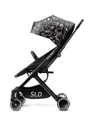 Teknum Travel Lite Stroller, Black/White