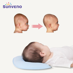 Sunveno DuPont Infant Head Shaper Pillow, Blue