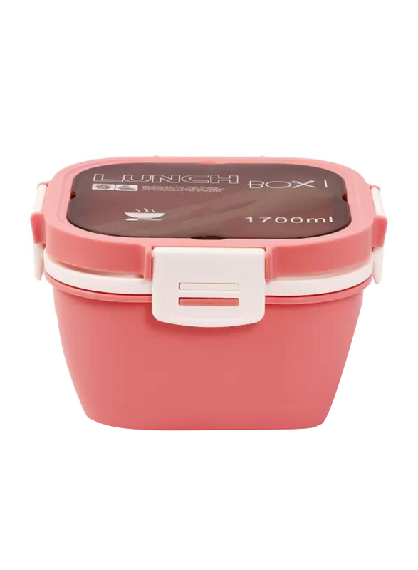 Eazy Kids Lunch Box, 3+ Years, 1700ml, Pink