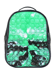 Eazy Kids Hero Pop-it School Bag, Black/Green