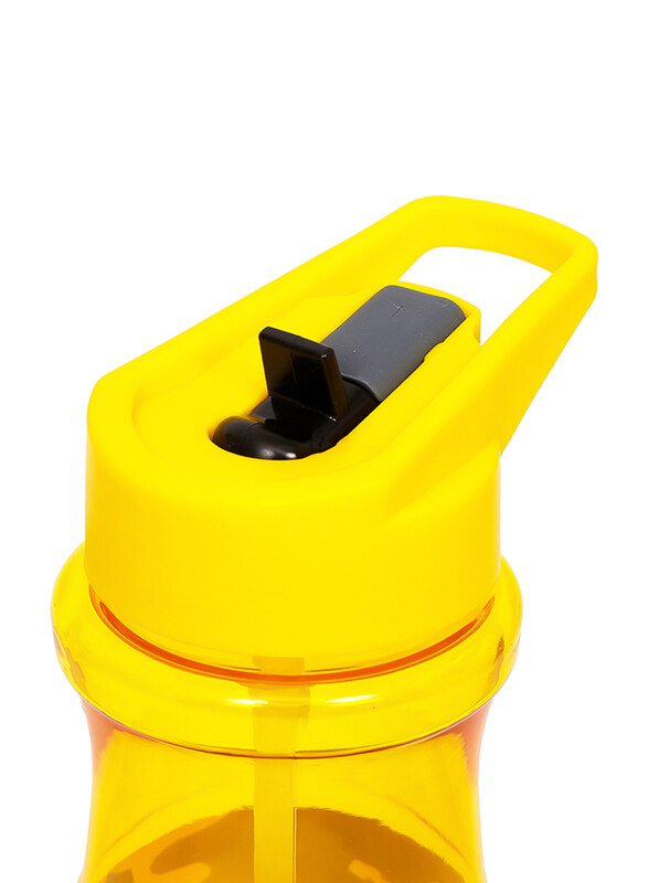 Eazy Kids Water Bottle With Straw, 500ml, Yellow