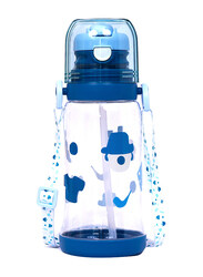 Eazy Kids Water Bottle With Straw, 600ml, Blue