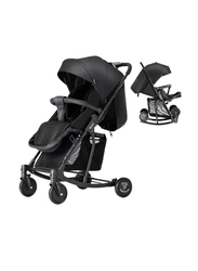 Teknum Stroller With Rocker with Pink Diaper Tote Bag, Black