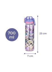 Nova Kids Water Bottle with Straw, 700ml, Purple