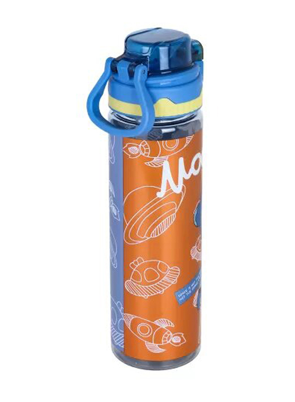 Nova Kids Water Bottle with Straw, 700ml, Yellow