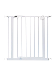 Baby Safe Metal Safety Gate with 20cm Extension, White