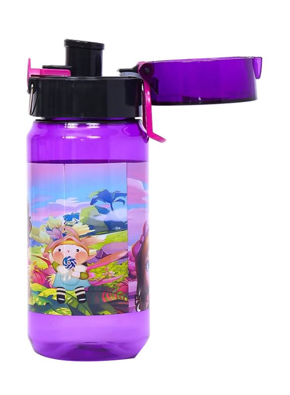 Eazy Kids Water Bottle, 500ml, Purple
