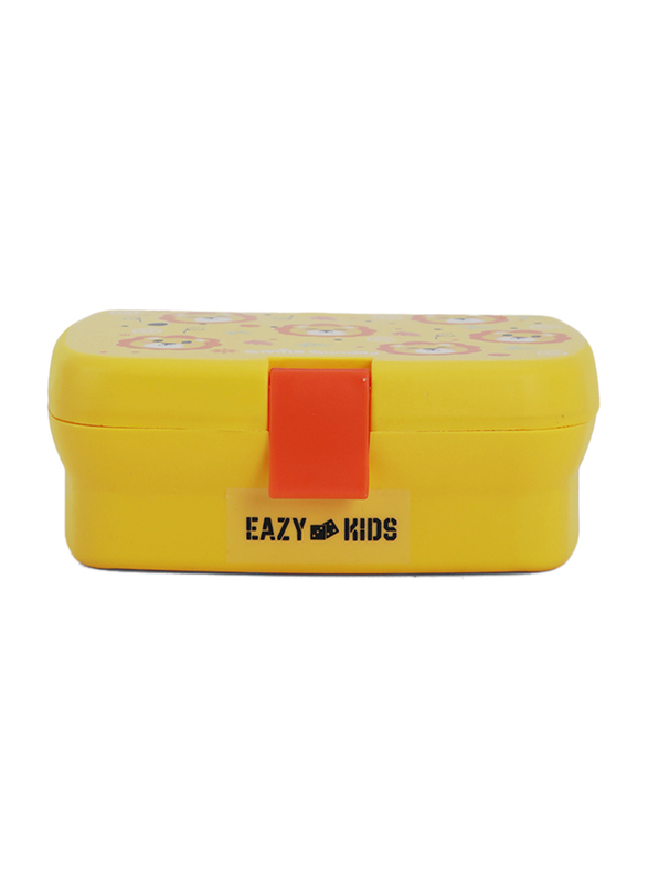 Eazy Kids Tiger Bento Lunch Box, 850ml, 3+ Years, Yellow