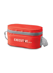 Milton Executive Insulated Lunch Box with Lunch Bag, Red