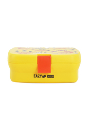 Eazy Kids Dino Bento Lunch Box, 850ml, 3+ Years, Yellow