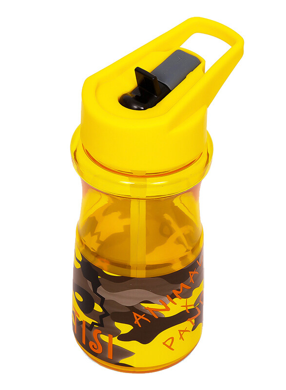 Eazy Kids Water Bottle With Straw, 500ml, Yellow