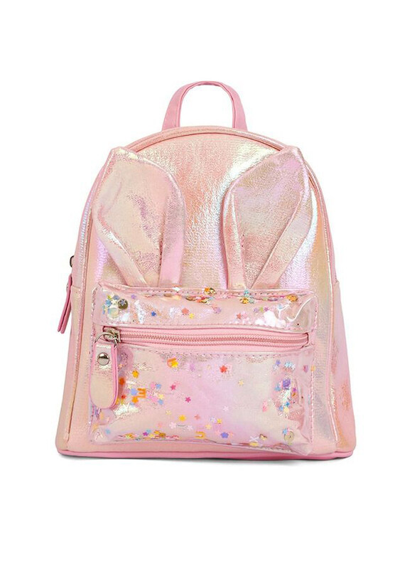 

Eazy Kids Rabbit School Backpack, Pink