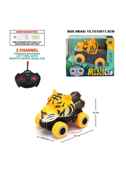 Little Story 2 Channel Tiger Car Kids Toy with Remote Control, Ages 3+, Multicolour