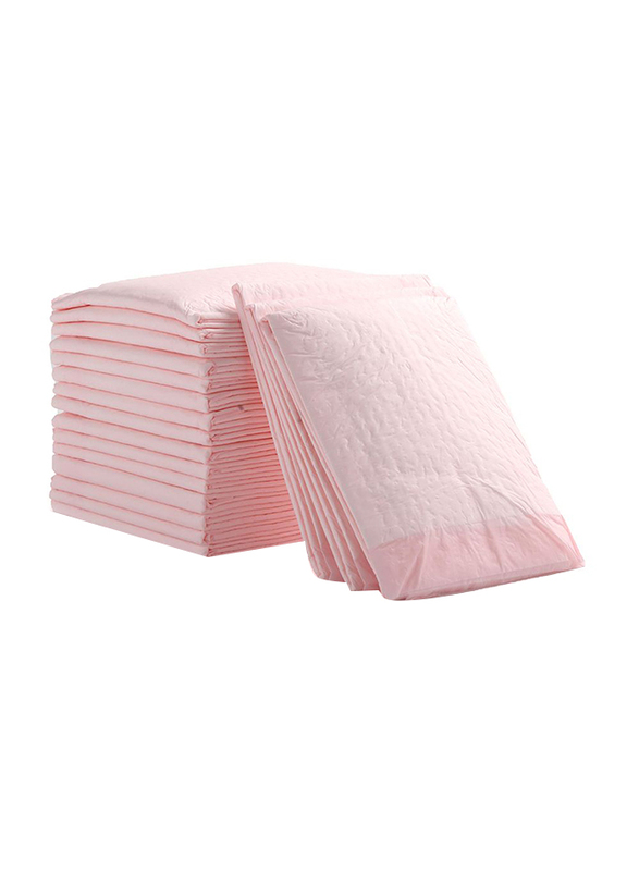 Little Story Disposable Diaper Changing Mats, 100 Pieces, Pink