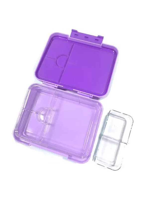 Hydrobrew 6 & 4 Convertible Bento Lunch Box, Glitter Purple