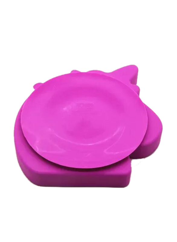 Eazy Kids Unicorn Silicon Suction Plate, 6-36 Months, Pink