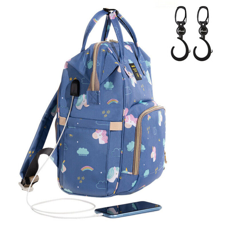 

Sunveno Diaper Bag Unicorn XL w/ Sunveno Stroller Hooks