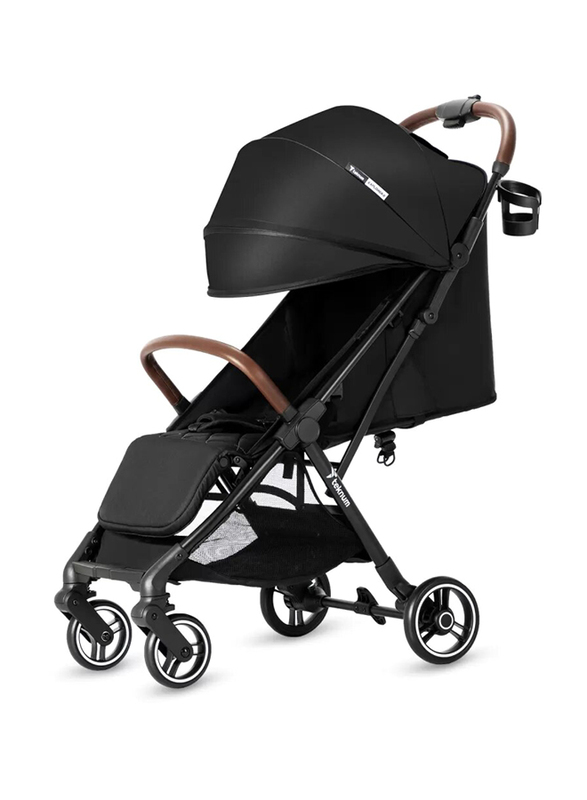 Teknum Travel Explorer 2 Auto Fold Stroller, Black