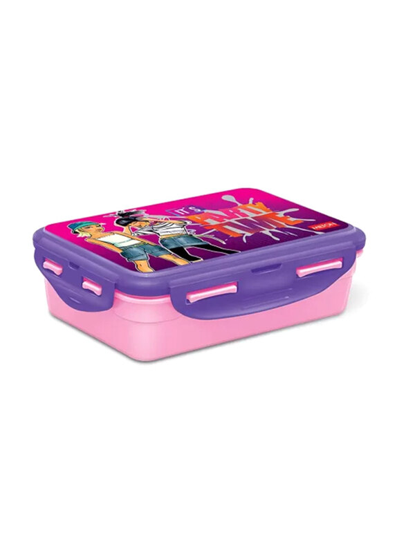 

Milton Mini Fun Treat Steel Lunch Box for Kids Unisex, 650ml, Pink