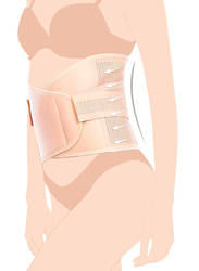 Sunveno Abdominal Support Maternity Cross Grip Belly Wrap, Beige, Medium