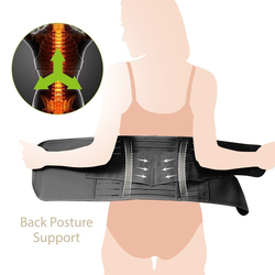 Sunveno Abdominal Support Maternity Cross Grip Belly Wrap, Black, Medium