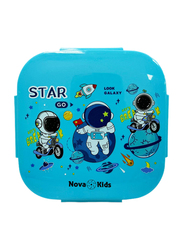 Nova Kids Square Bento Lunch Box, Galaxy Blue