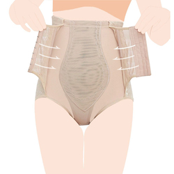 Sunveno Maternity Postpartum Abdominal Pant Style Belt, Beige, Large