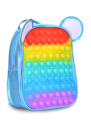 Eazy Kids Rat Pop-it Ears School Bag, Multicolour