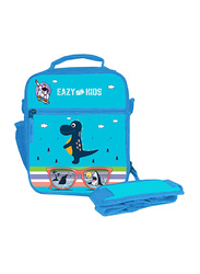 Eazy Kids Unicorn Dino Bento Lunch Bag, Blue