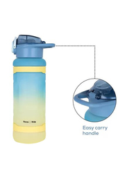 Nova Kids Water Bottle with Straw, 1000ml, Blue