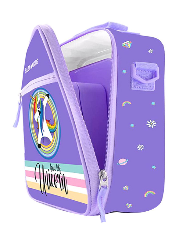 Eazy Kids Unicorn Bento Lunch Bag For Unisex, Purple