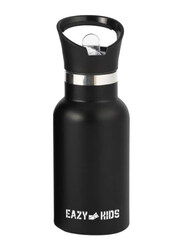 Eazy Kids Stainless Steel Water Bottle, 500ml, Black