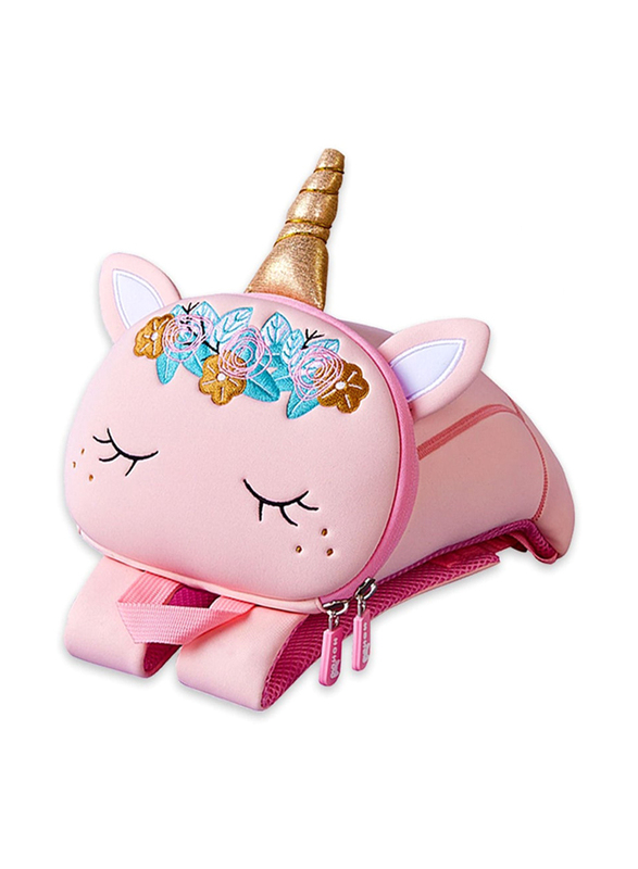 Nohoo Large Unicorn Pre School 3D Bag, Pink