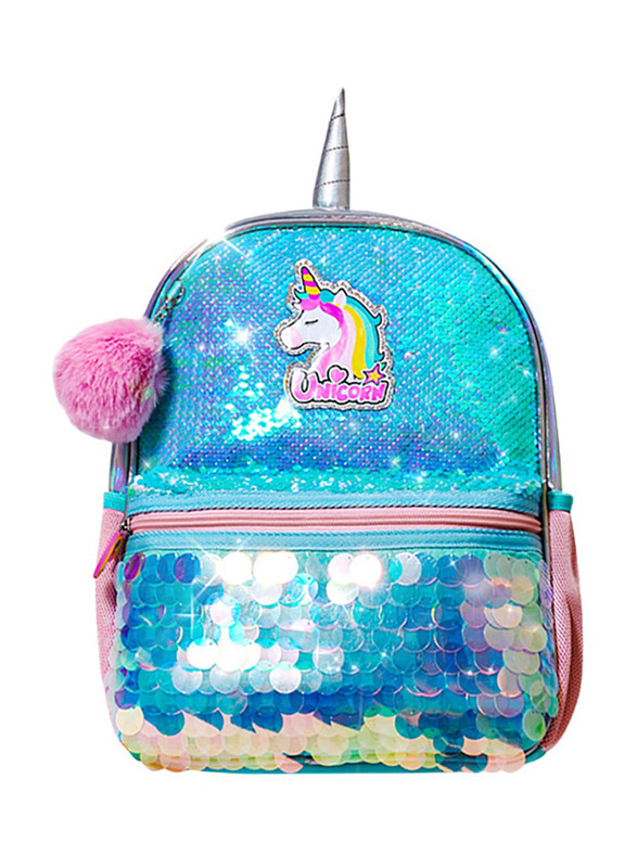 

Sunveno Unicorn Sparkle Backpack for Kids, Green