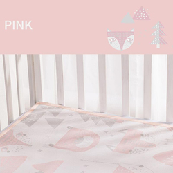 Sunveno Baby Mattress Protector Multipurpose Mat, Large, Pink