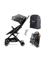 Teknum Travel Lite Stroller, Black/White