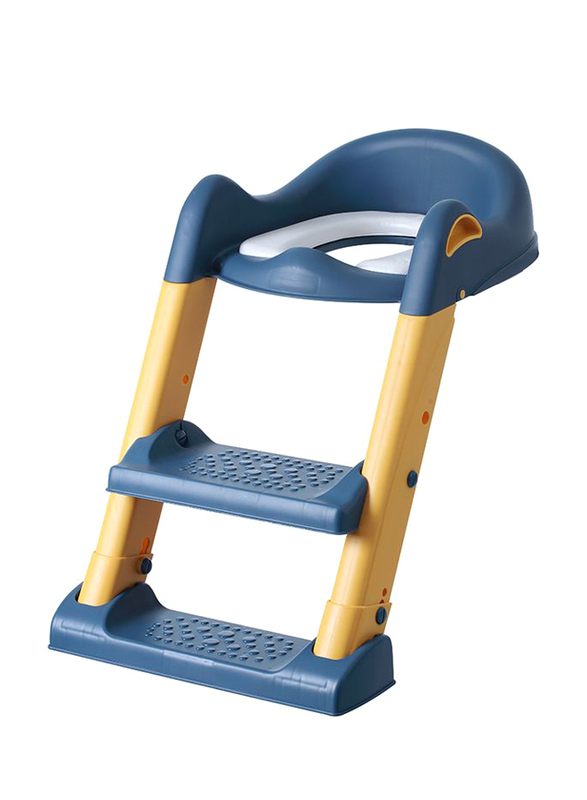 Eazy Kids Step Stool Foldable Potty Trainer Seat, Blue