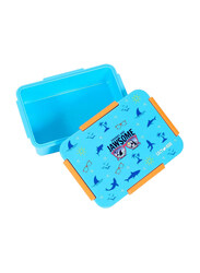 Eazy Kids Unicorn Lunch Box Set for Kids, Blue