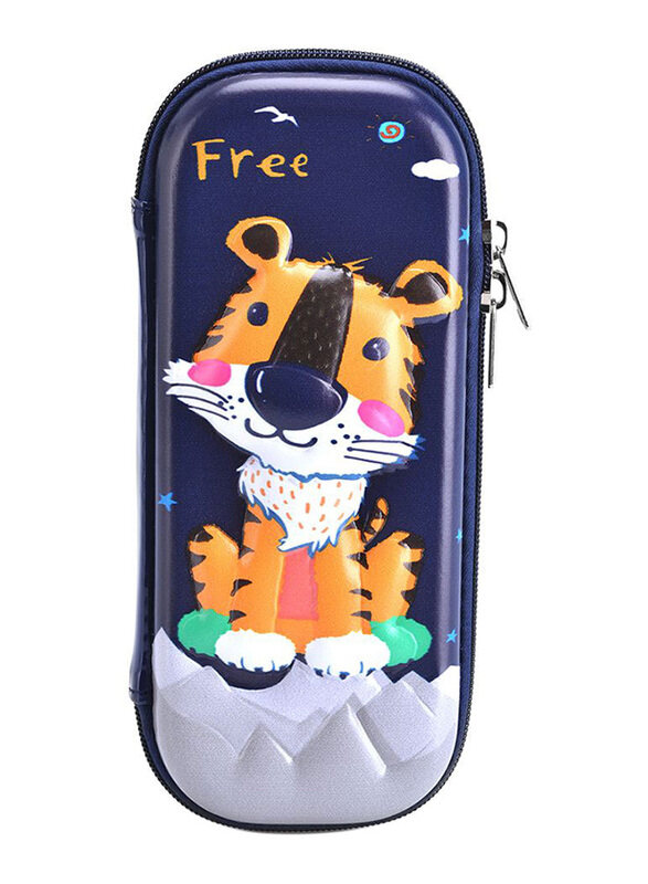 

Eazy Kids Leo Cub 3D Pencil Case For Unisex, Black