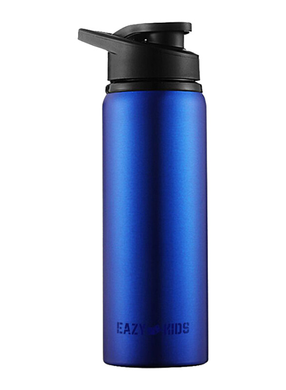 Eazy Kids Stainless Steel Sports Water Bottle, 700ml, Blue