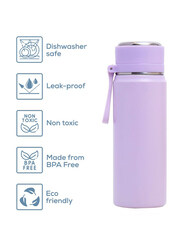 Eazy Kids Insulated Sports Water Bottle, 450ml, Purple