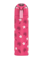 Eazy Kids Insulated Stainless Steel Water Bottle With Spray, 640ml, Tropical Pink