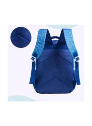 Eazy Kids 17-inch School Bag Lunch Bag Pencil Case Set of 3, Blue