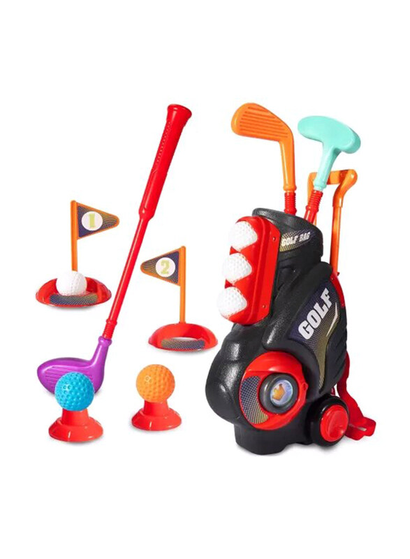 Little Story Kids Golf Kit with Mobility Cart, Outdoor Playgrounds, Ages 3+