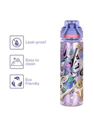 Nova Kids Water Bottle with Straw, 700ml, Purple