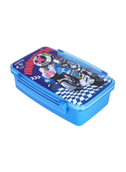 Nova Kids Bento Lunch Box with Spoon & Fork, Motorbike Blue