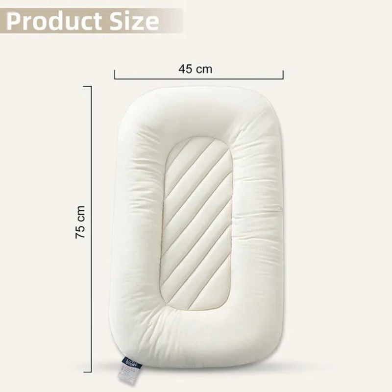 Little Story Portable Lounger Sleeping Pod, White